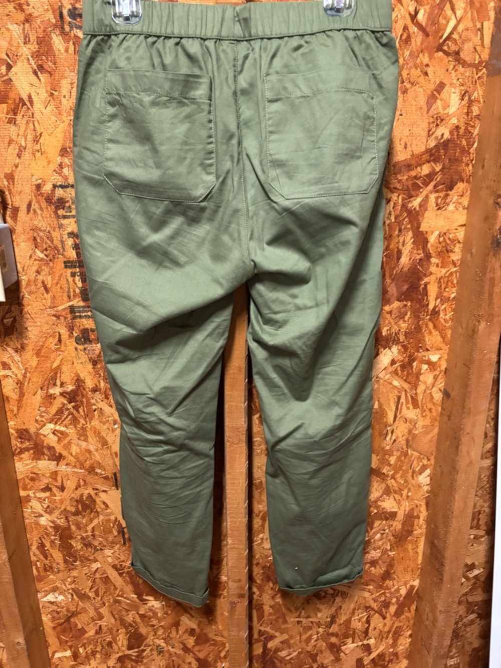 Pact Olive Drawstring Organic Cotton Lightweight Pants - Picture 6 of 6